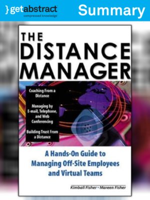 cover image of The Distance Manager (Summary)